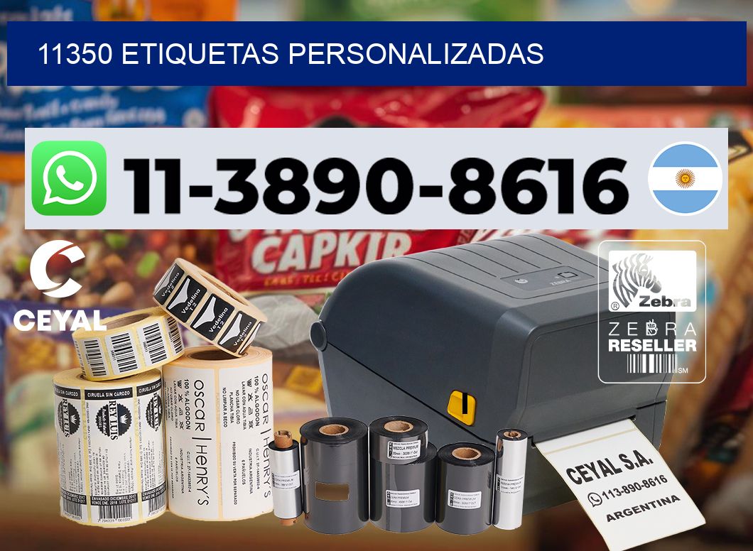 11350 etiquetas personalizadas