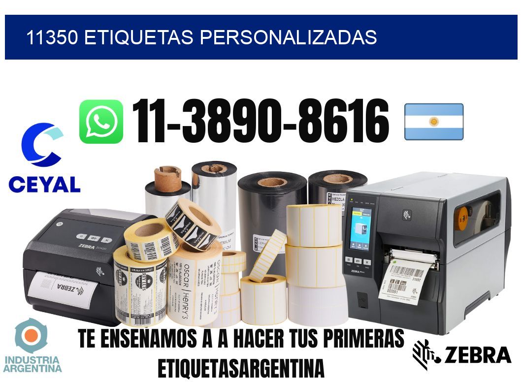 11350 etiquetas personalizadas
