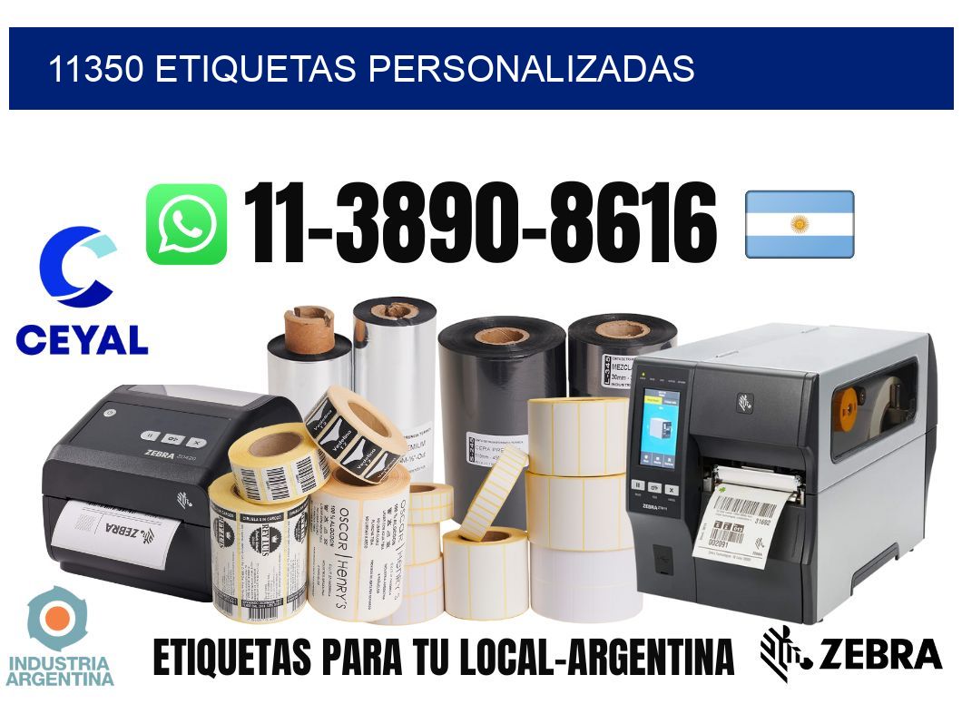 11350 etiquetas personalizadas