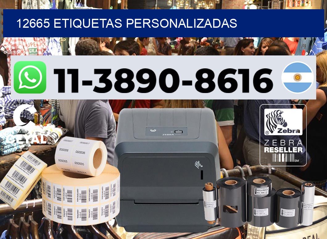 12665 etiquetas personalizadas