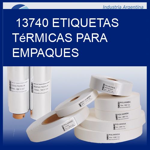 13740 Etiquetas térmicas para empaques