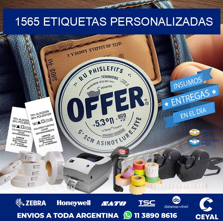 1565 etiquetas personalizadas