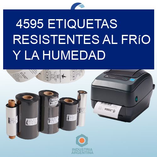 4595 Etiquetas resistentes al frío y la humedad