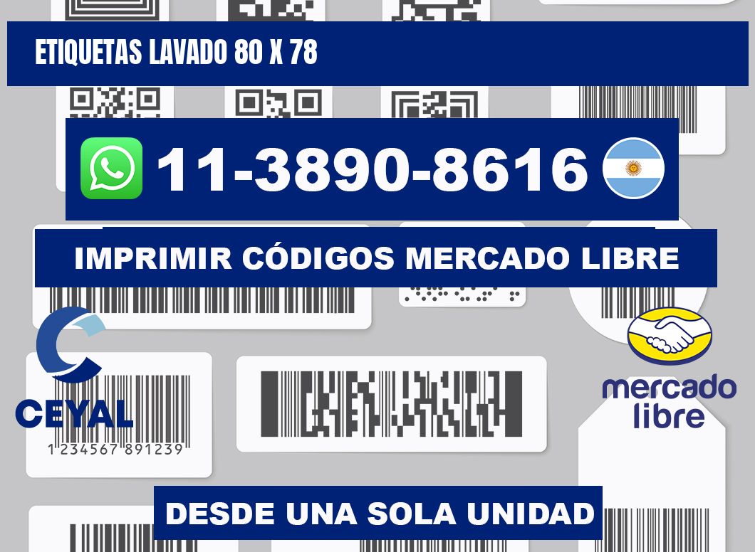 ETIQUETAS LAVADO 80 x 78