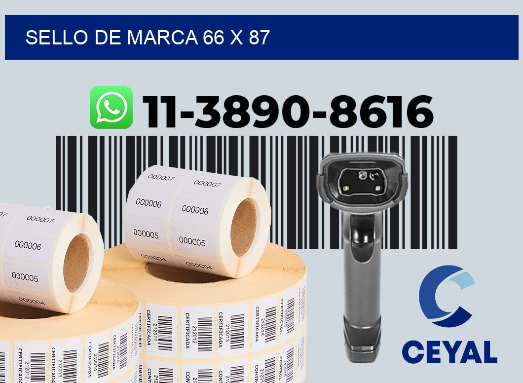 Sello de marca 66 x 87