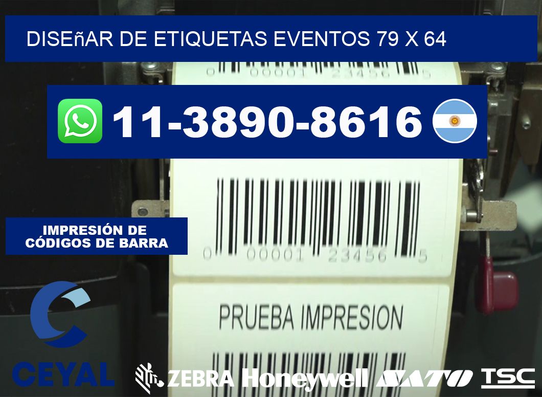 diseñar de etiquetas eventos 79 x 64