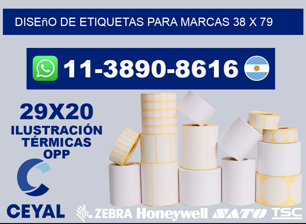 diseño de etiquetas para marcas 38 x 79