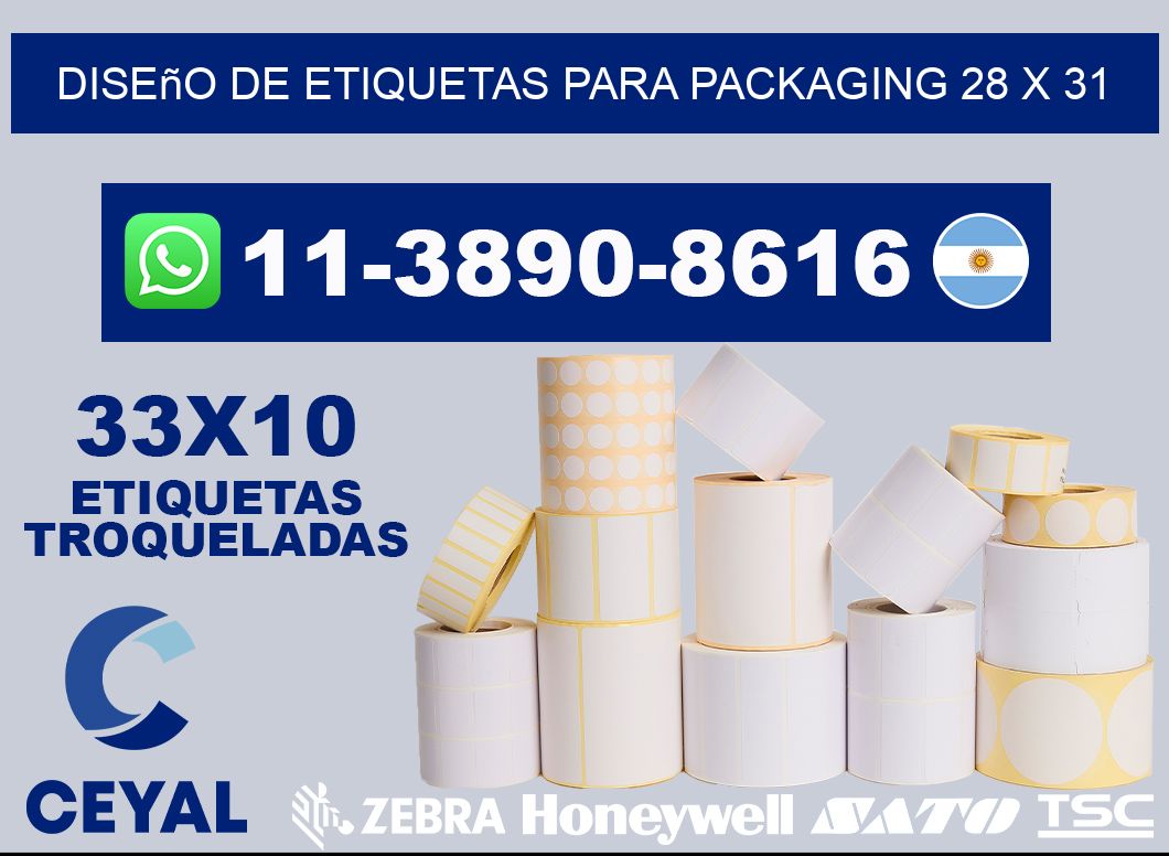 diseño de etiquetas para packaging 28 x 31