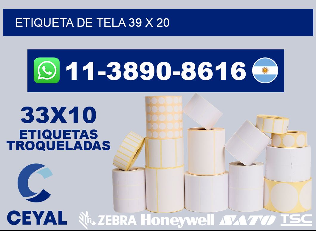 etiqueta de tela 39 x 20