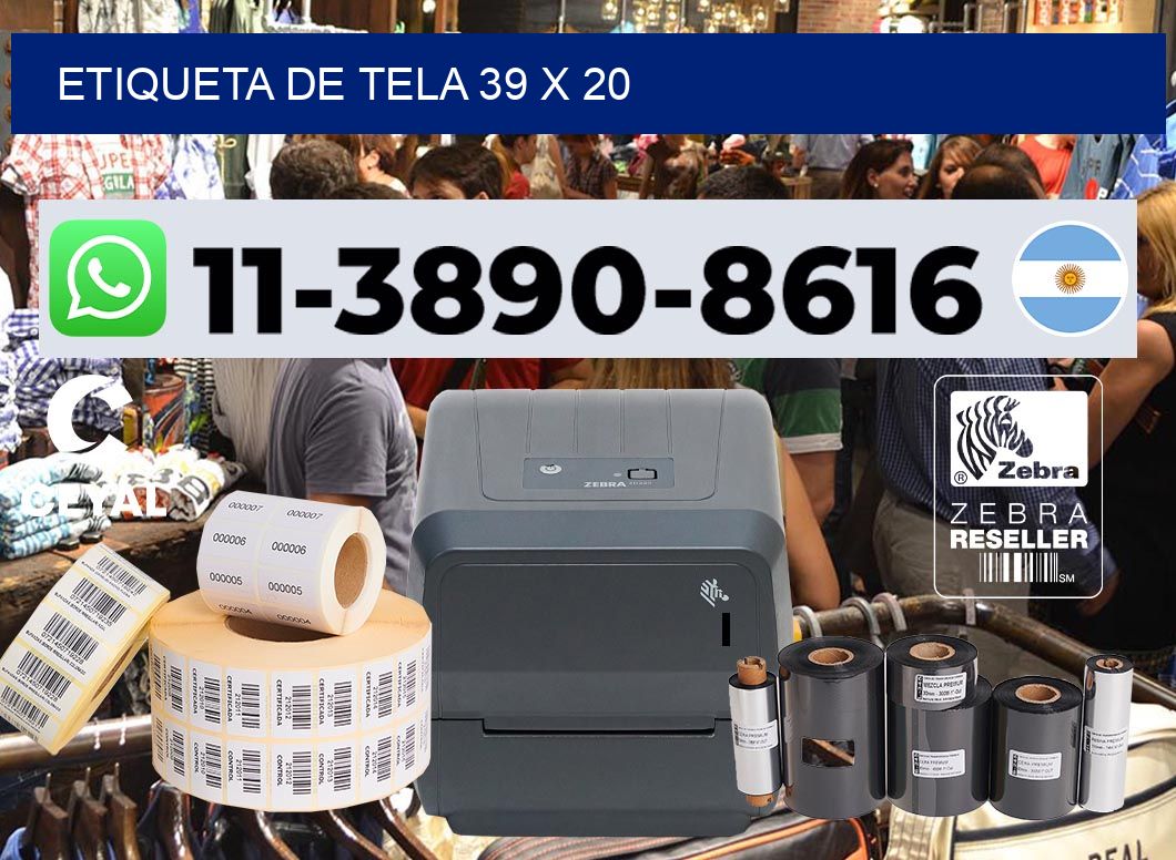 etiqueta de tela 39 x 20
