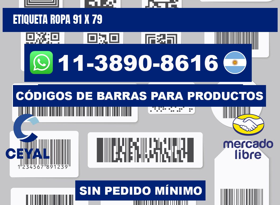 etiqueta ropa 91 x 79