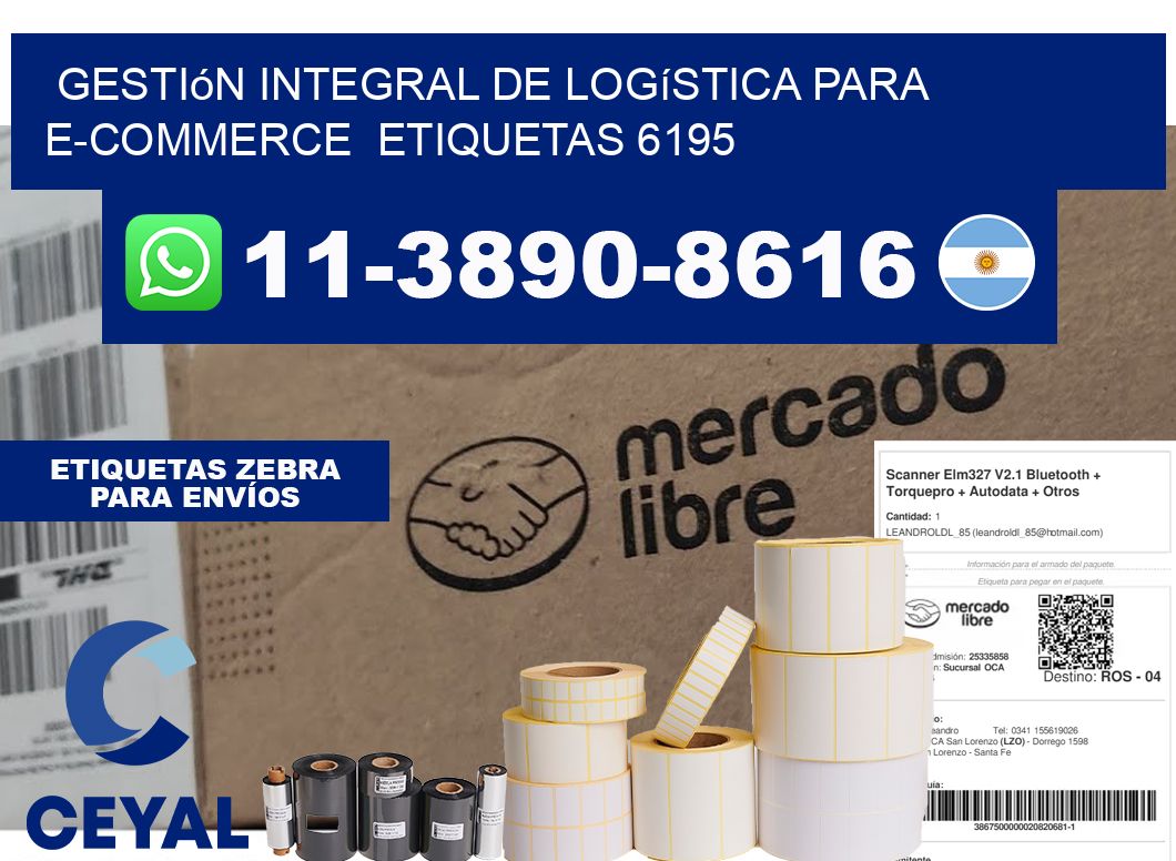Gestión integral de logística para e-commerce  etiquetas 6195