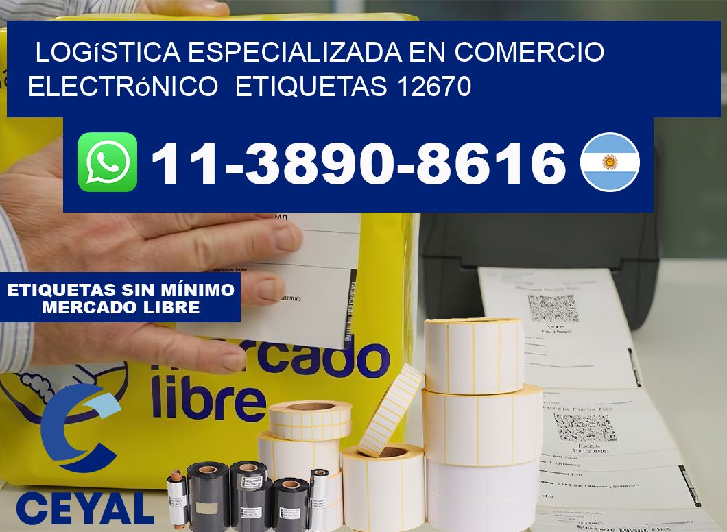 Logística especializada en comercio electrónico  etiquetas 12670