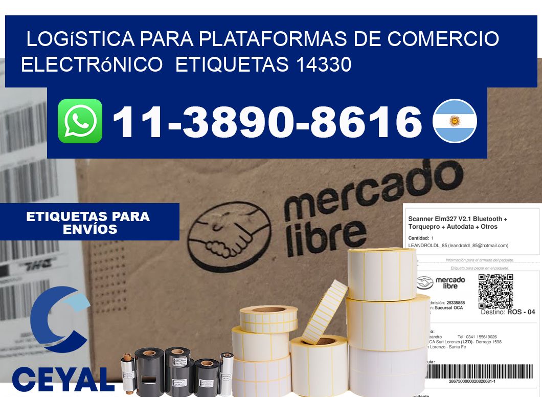 Logística para plataformas de comercio electrónico  etiquetas 14330