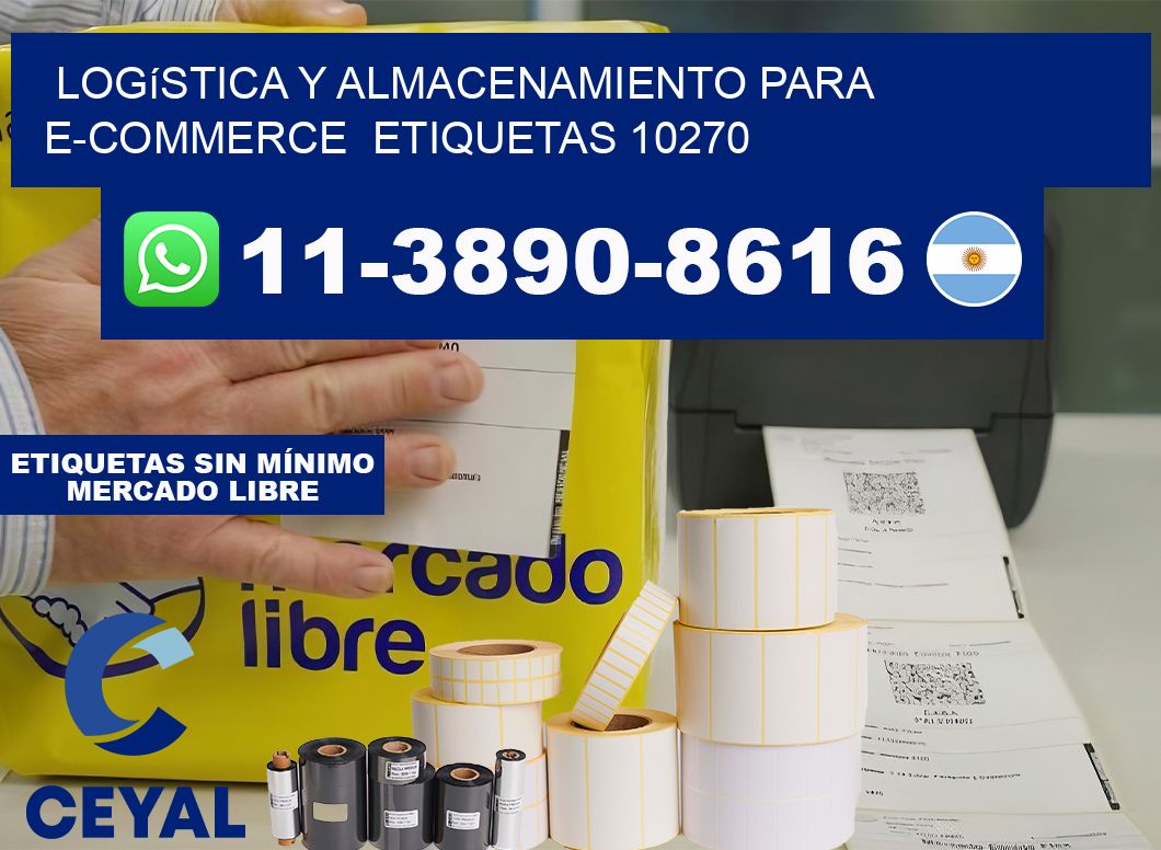 Logística y almacenamiento para e-commerce  etiquetas 10270
