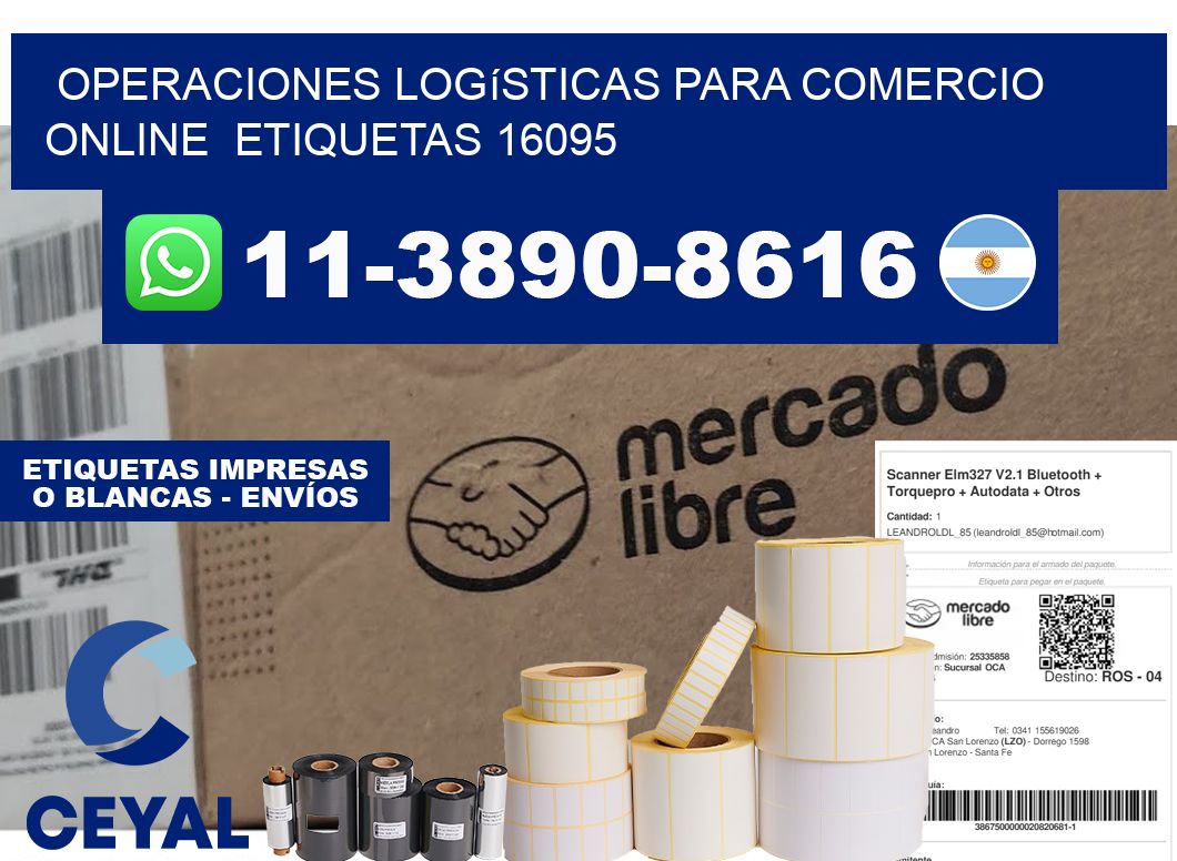 Operaciones logísticas para comercio online  etiquetas 16095