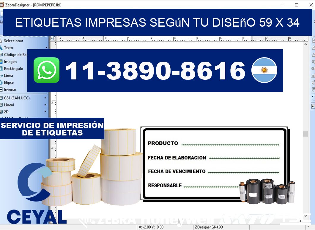 etiquetas impresas según tu diseño 59 x 34