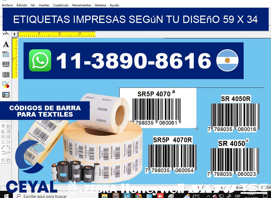 etiquetas impresas según tu diseño 59 x 34