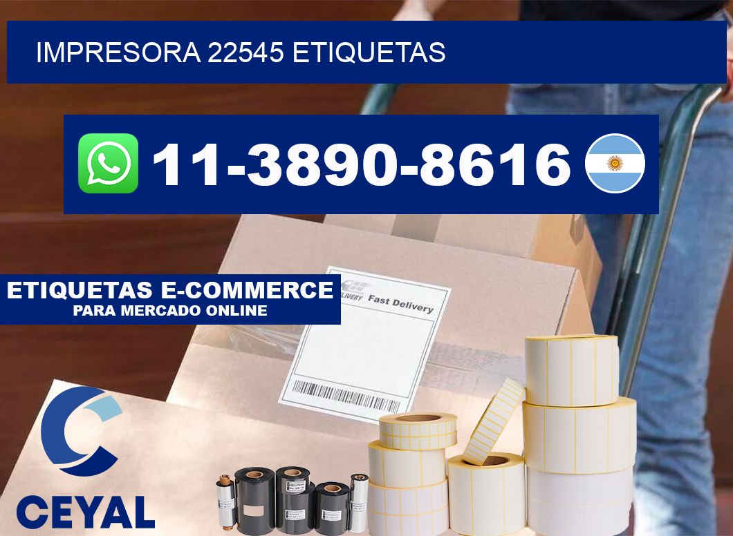 impresora 22545 etiquetas
