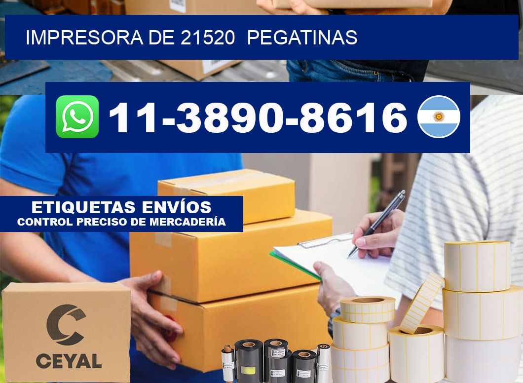 impresora de 21520  pegatinas