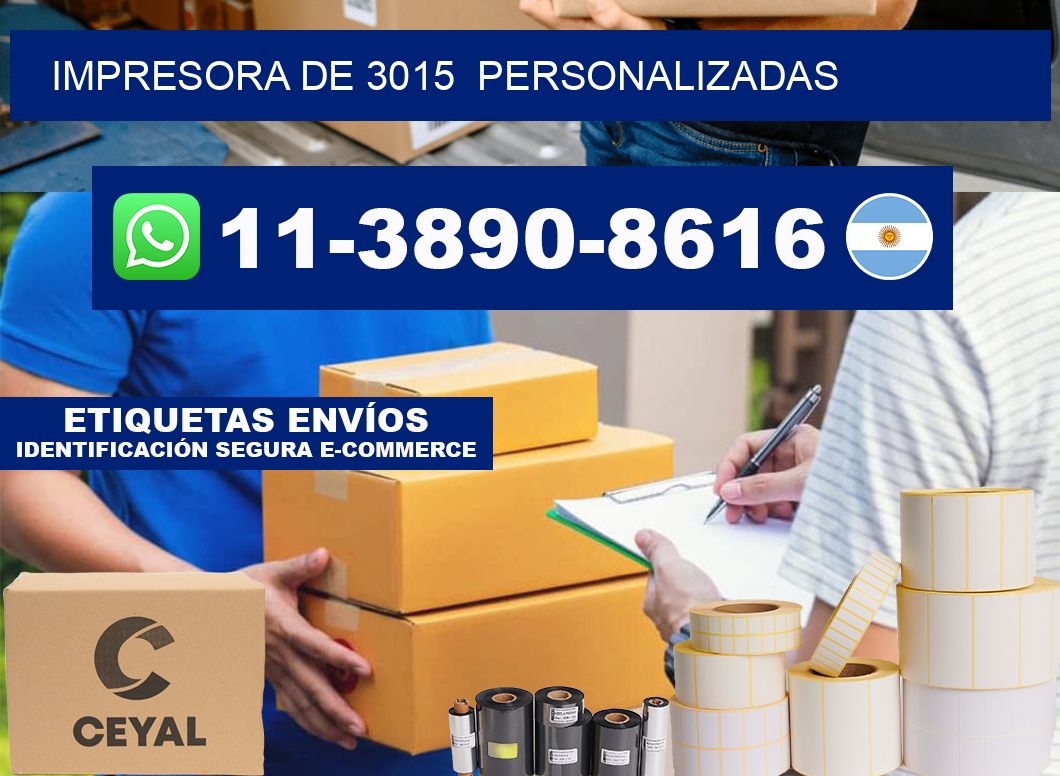 impresora de 3015  personalizadas