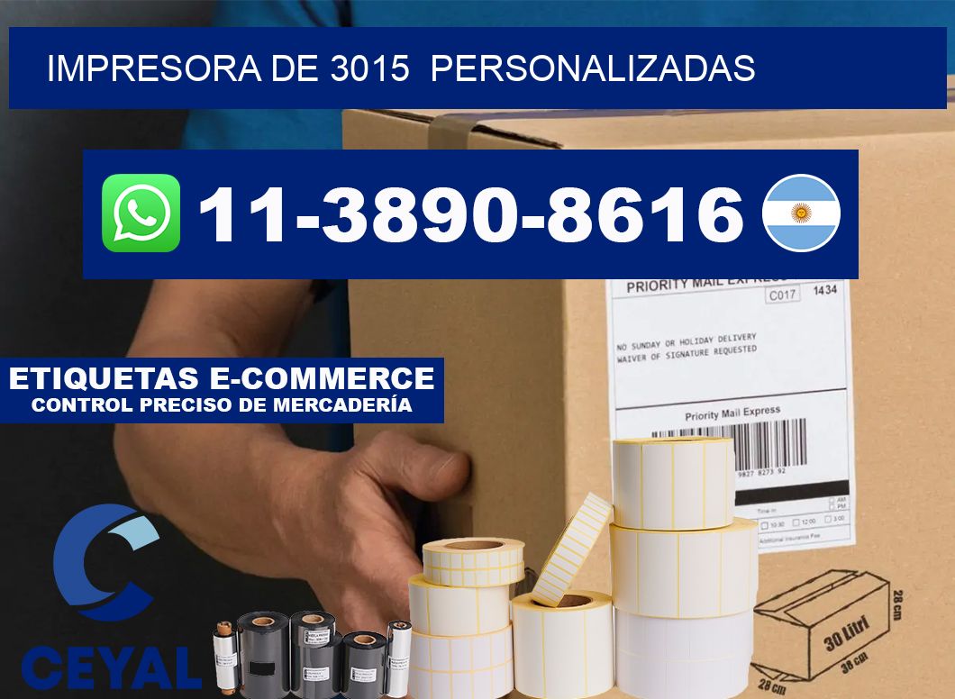 impresora de 3015  personalizadas