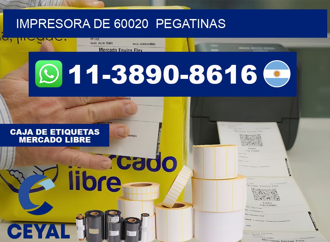 impresora de 60020  pegatinas