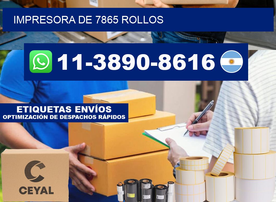 impresora de 7865 rollos
