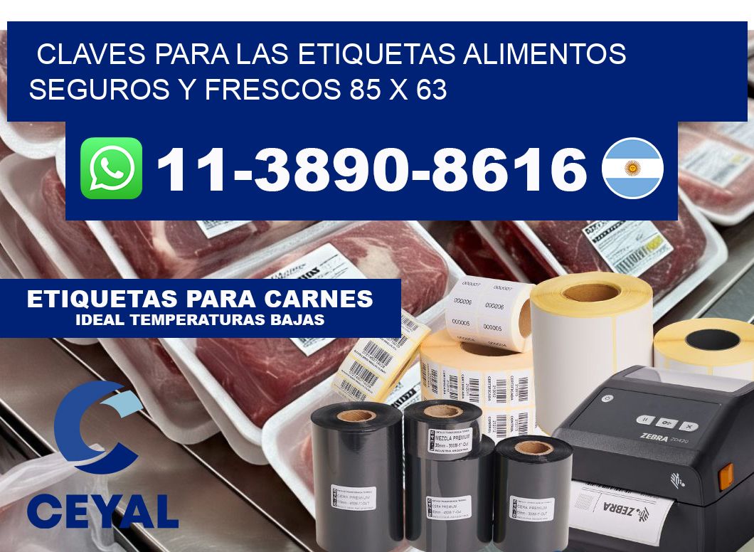 Claves para las etiquetas alimentos seguros y frescos 85 x 63