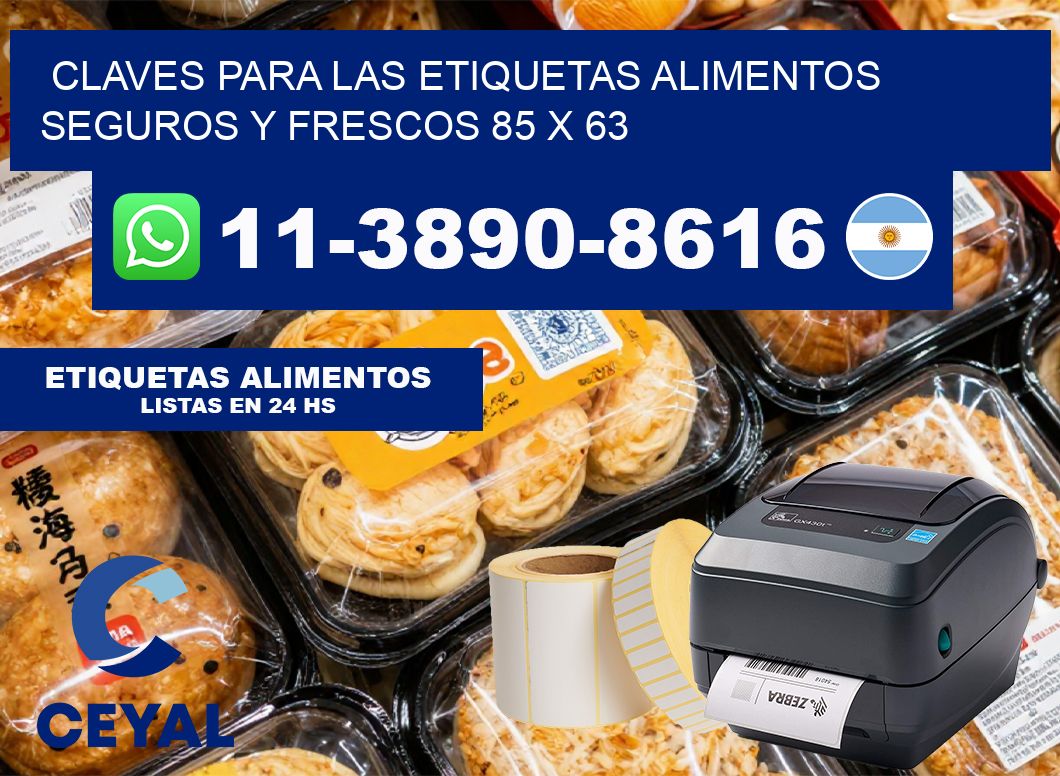 Claves para las etiquetas alimentos seguros y frescos 85 x 63