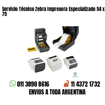 Servicio Técnico Zebra Impresora Especializado 54 x 75