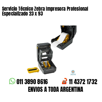 Servicio Técnico Zebra Impresora Profesional Especializado 23 x 93
