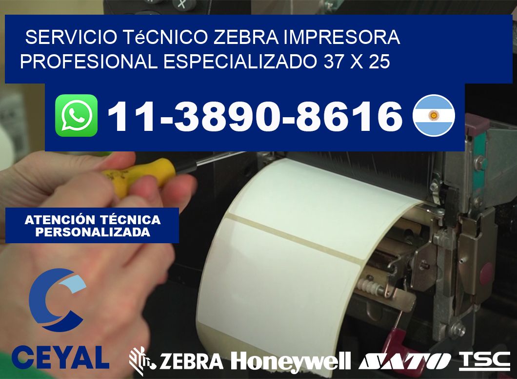 Servicio Técnico Zebra Impresora Profesional Especializado 37 x 25