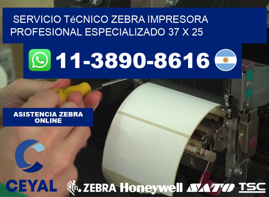 Servicio Técnico Zebra Impresora Profesional Especializado 37 x 25