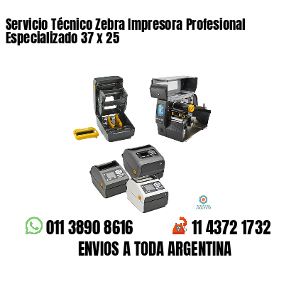 Servicio Técnico Zebra Impresora Profesional Especializado 37 x 25