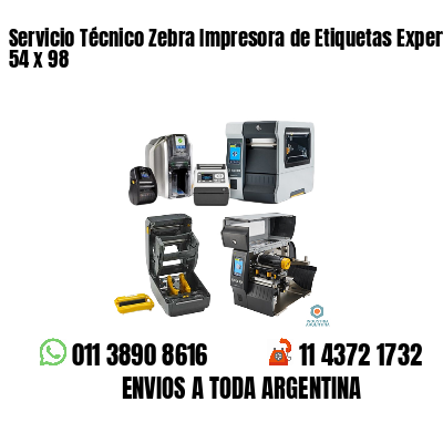 Servicio Técnico Zebra Impresora de Etiquetas Experto 54 x 98