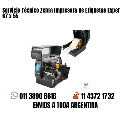 Servicio Técnico Zebra Impresora de Etiquetas Experto 67 x 55