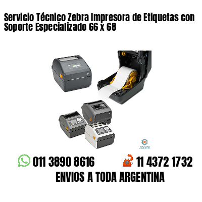 Servicio Técnico Zebra Impresora de Etiquetas con Soporte Especializado 66 x 68
