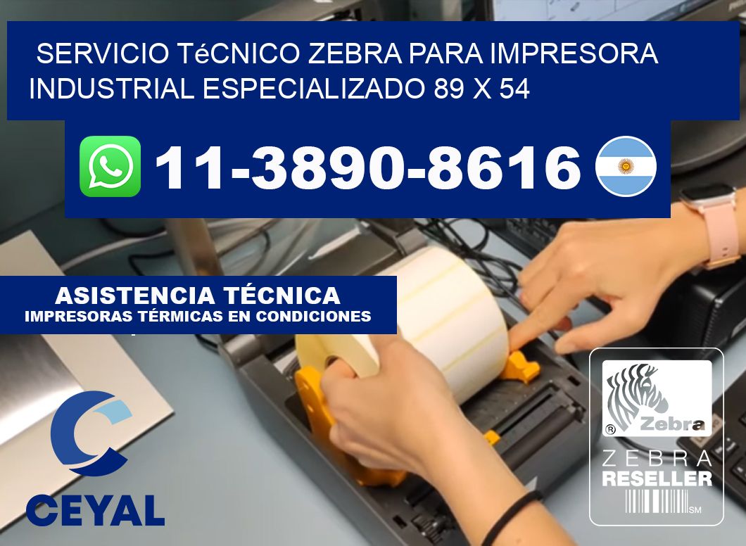 Servicio Técnico Zebra para Impresora Industrial Especializado 89 x 54