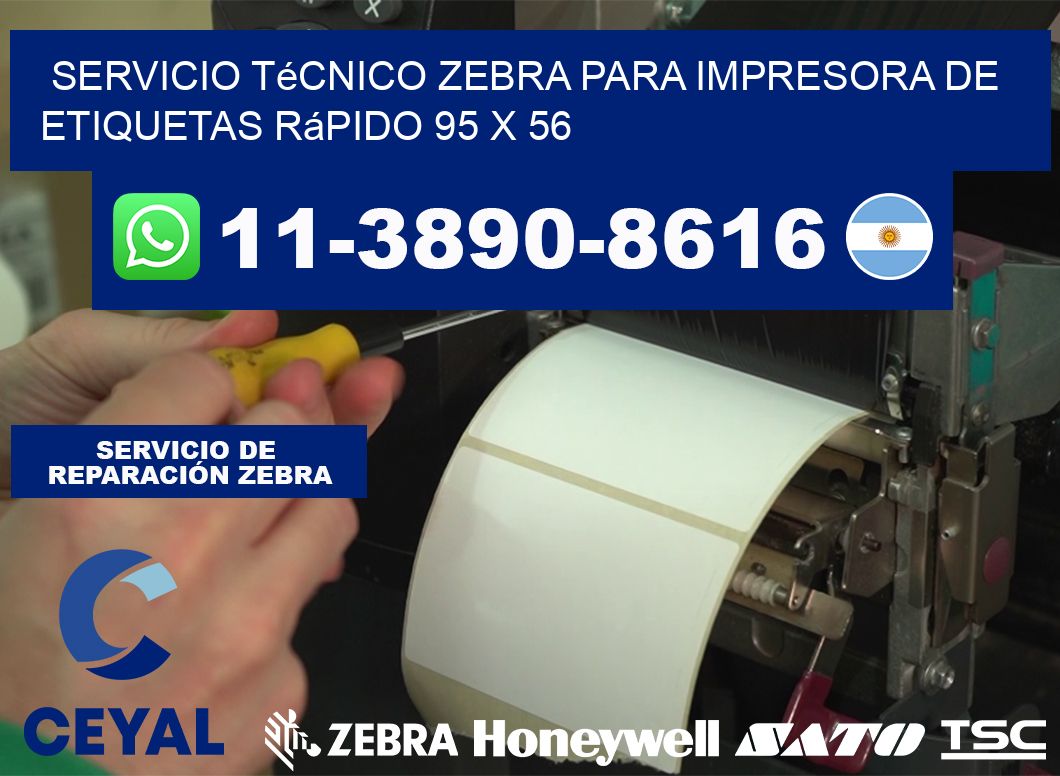 Servicio Técnico Zebra para Impresora de Etiquetas Rápido 95 x 56