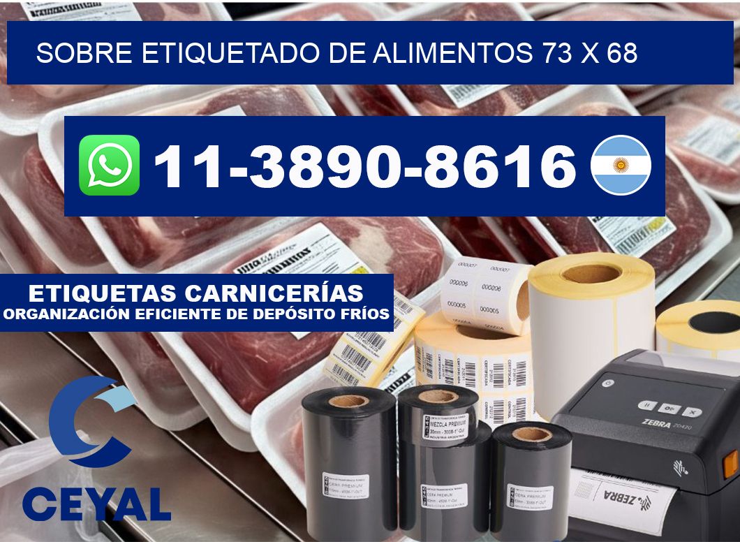 Sobre etiquetado de alimentos 73 x 68