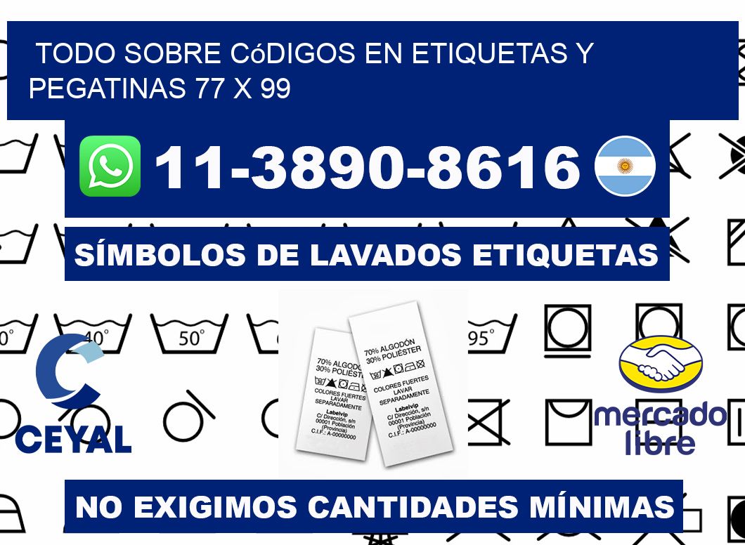 Todo sobre códigos en etiquetas y pegatinas 77 x 99