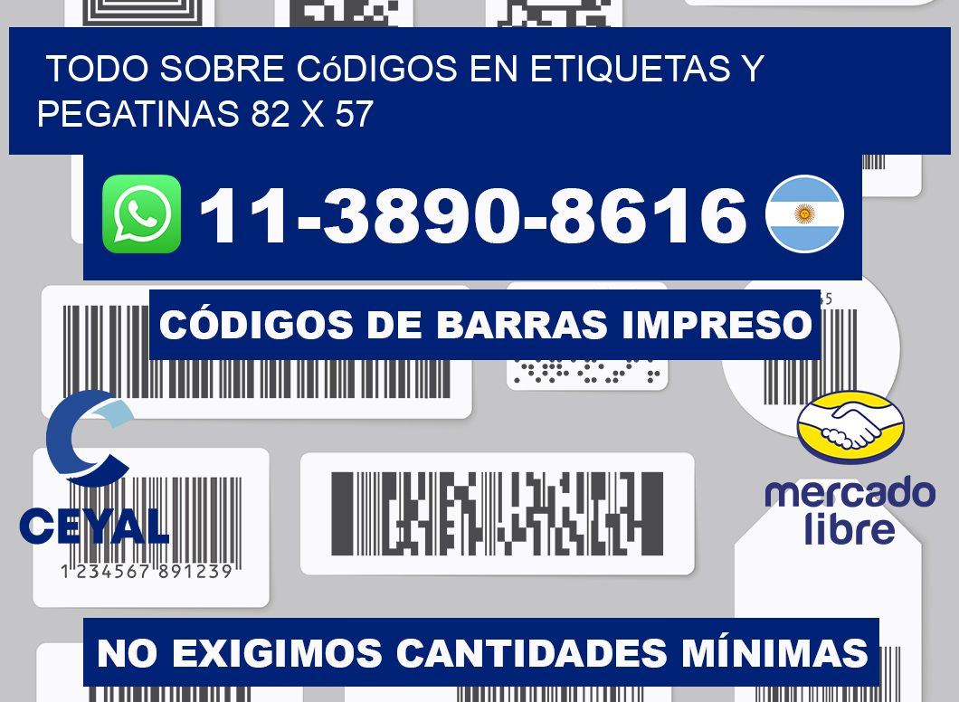 Todo sobre códigos en etiquetas y pegatinas 82 x 57