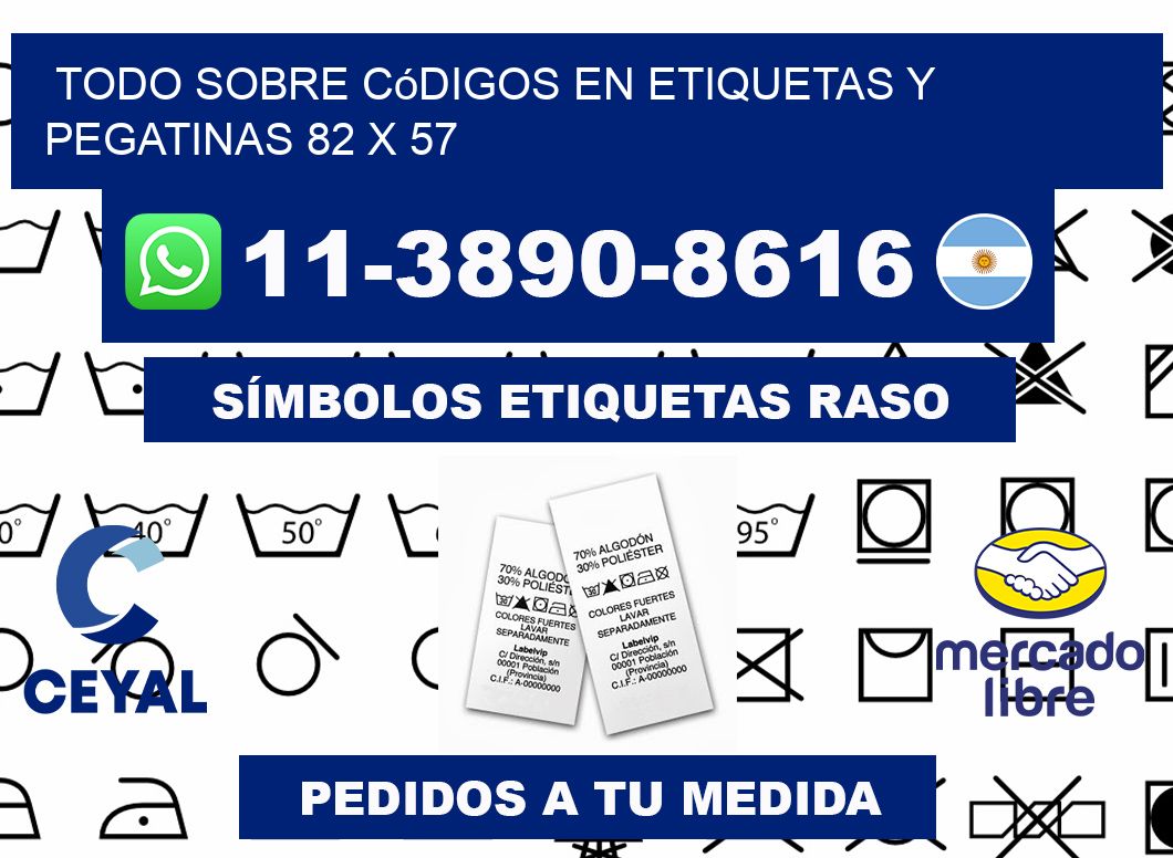 Todo sobre códigos en etiquetas y pegatinas 82 x 57