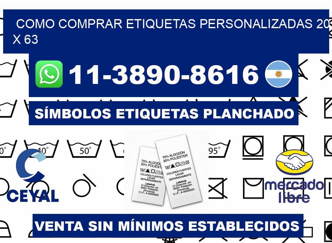 como comprar etiquetas personalizadas 20 x 63