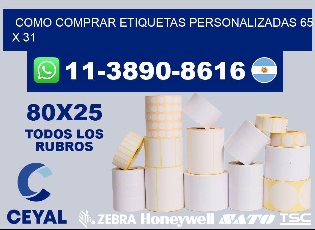 como comprar etiquetas personalizadas 65 x 31