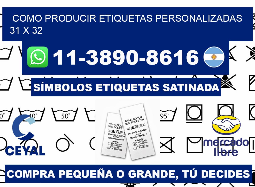 como producir etiquetas personalizadas 31 x 32