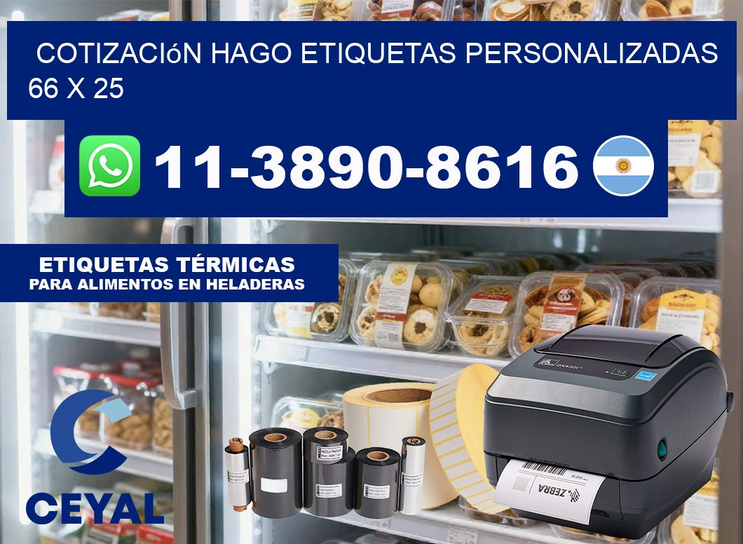 cotización hago etiquetas personalizadas 66 x 25