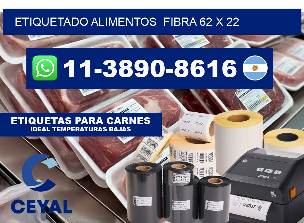 etiquetado alimentos  Fibra 62 x 22