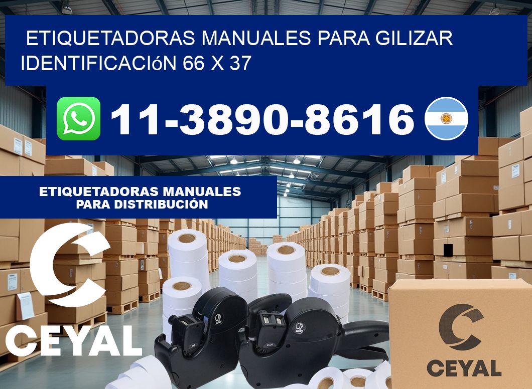 etiquetadoras manuales para gilizar identificación 66 x 37
